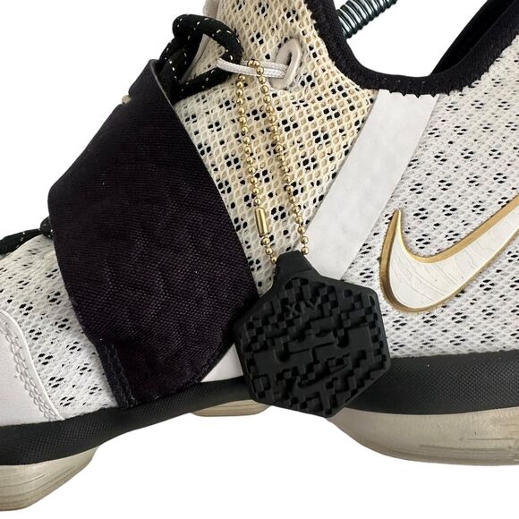 Nike Lebron XIV BHM GS White/Metallic Gold Youth Size 6.5Y/8 Women's 869976-100 - Picture 4 of 10